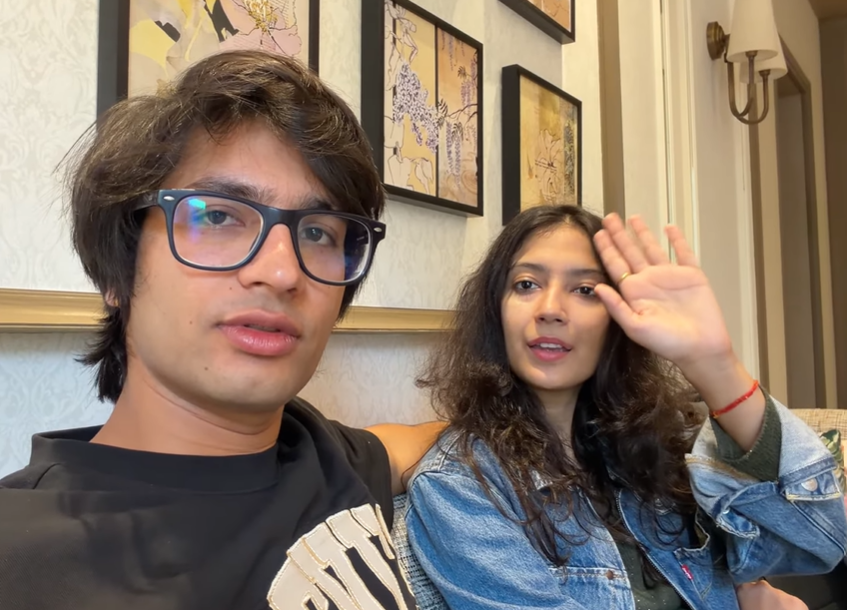 Sourav Joshi wife Avantika Bhatt face reveal 2025 clear photo